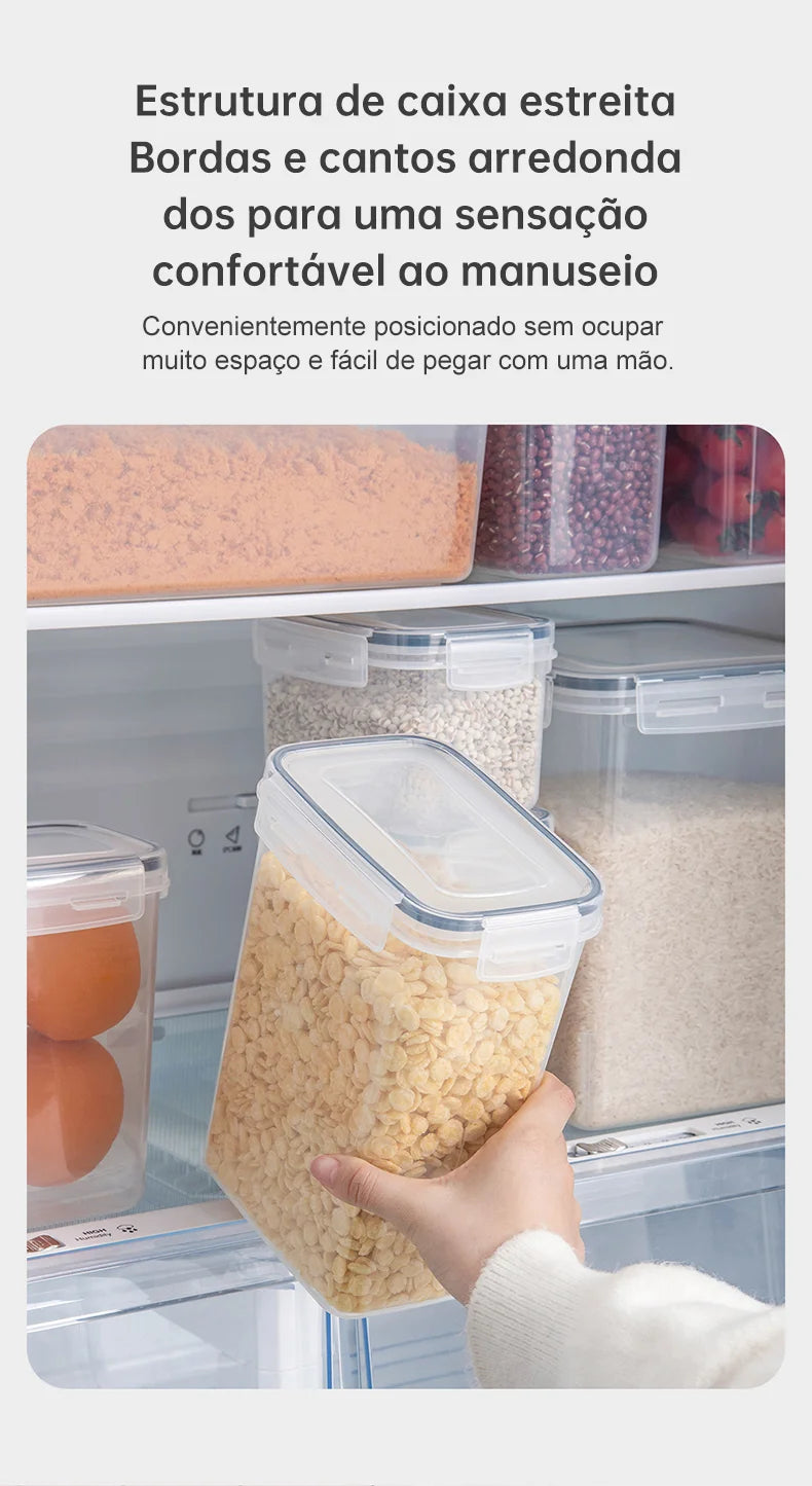 Conjunto de Potes Herméticos para Alimentos